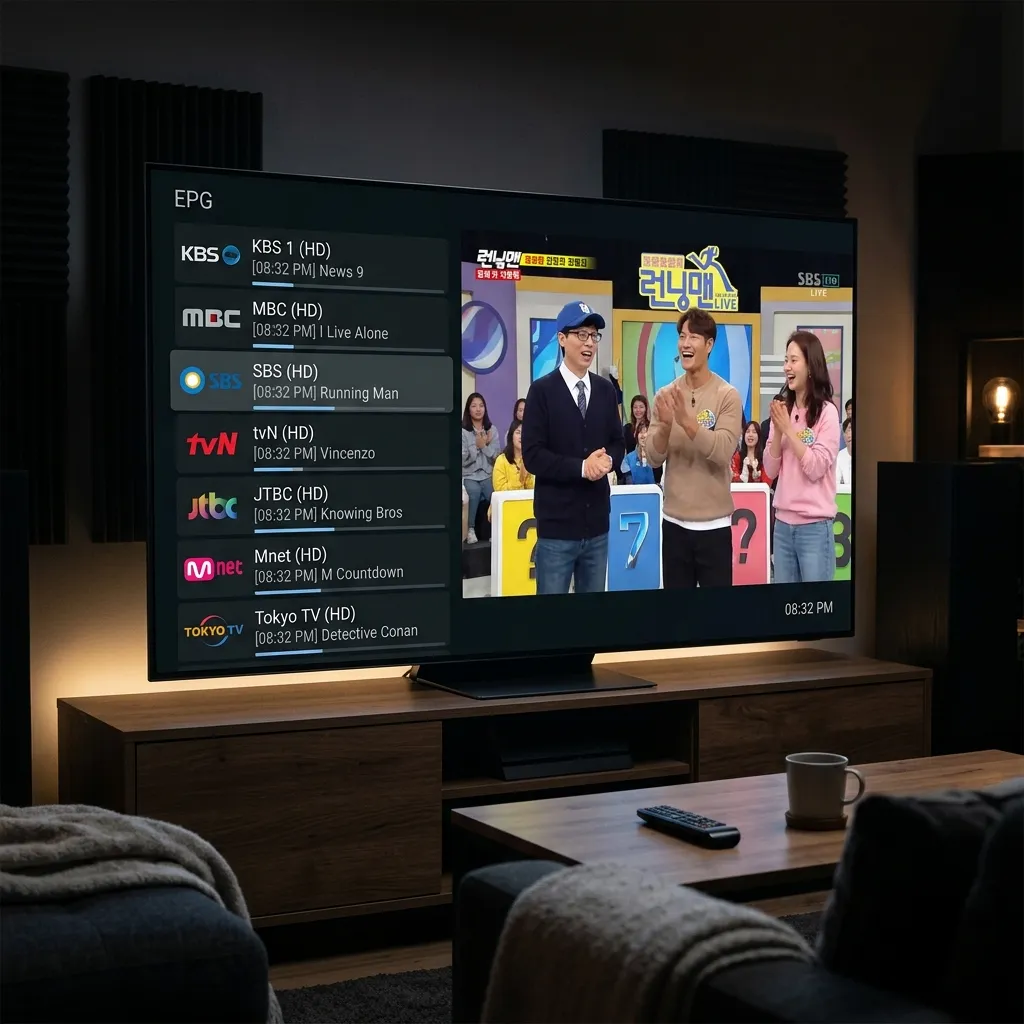Watch Korean TV abroad on Smart TV - Live Korean channels streaming